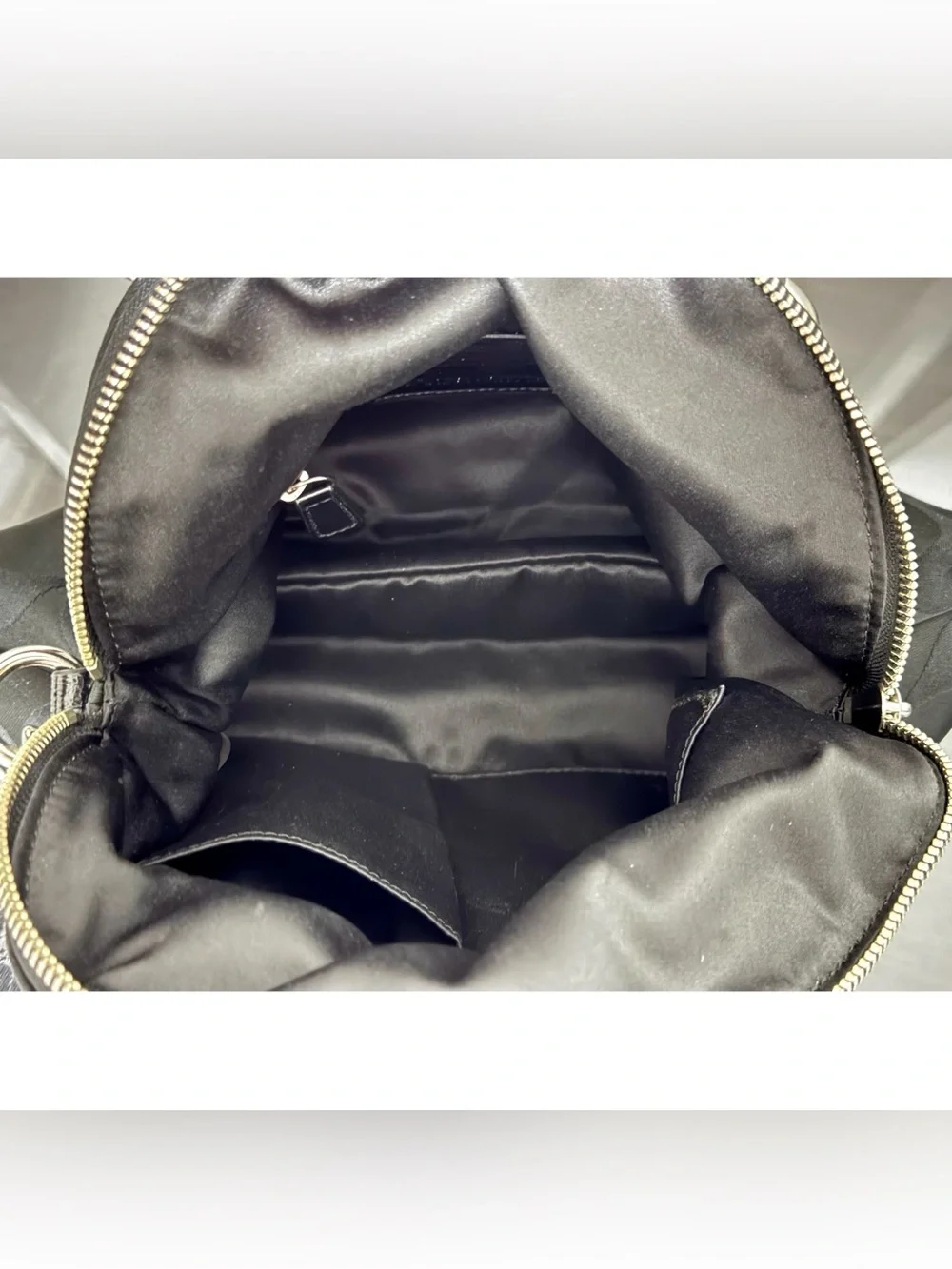 COACH Poppy Daisy Signature F21713 Black-on-Black Satchel